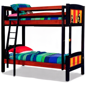 Black Bunk Bed Png 06132024 PNG image