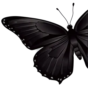 Black Butterfly Clipart PNG Fcx67 PNG