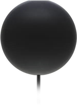 Black Cannonballon Stand PNG image