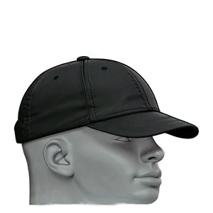 Black Cap With Adjustable Size PNG Aon PNG