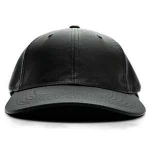 Black Cap With Flat Brim PNG 06122024 PNG