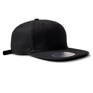 Black Cap With Flat Brim PNG Qan59 PNG