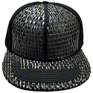 Black Cap With Mesh Panels PNG 86 PNG