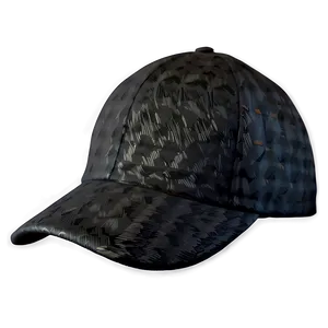 Black Cap With Pattern PNG 68 PNG