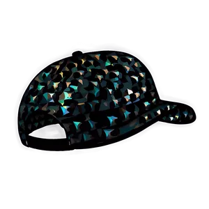 Black Cap With Pattern PNG 82 PNG