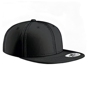 Black Cap With Strapback PNG Dam PNG