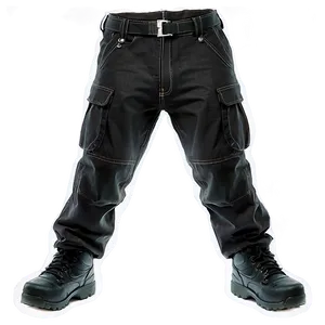 Black Cargo Pants Png Gqd11 PNG image