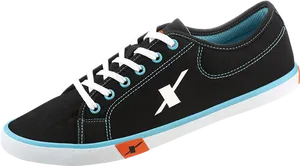 Black Casual Sneaker Men Shoe PNG image