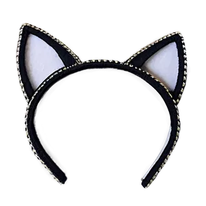 Black Cat Ears Template Png Jvn PNG image
