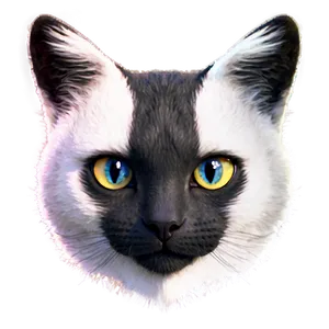 Black Cat Face PNG 74 PNG