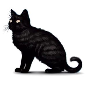 Black Cat Silhouette PNG Nnf62 PNG