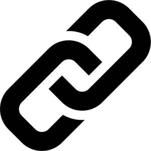 Black Chain Link Icon