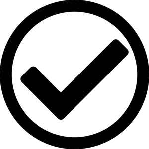 Black Checkmark Icon PNG image