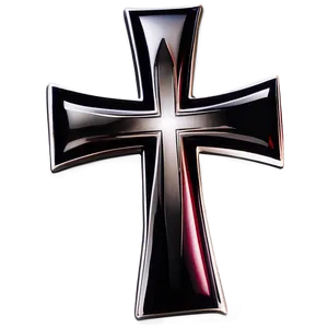 Black Christian Cross Png 05242024 PNG image