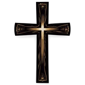Black Christian Cross Png 84 PNG image