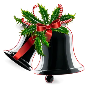 Black Christmas Bells Png Pkp56 PNG image