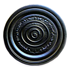 Black Circle Seal Png 59 PNG image