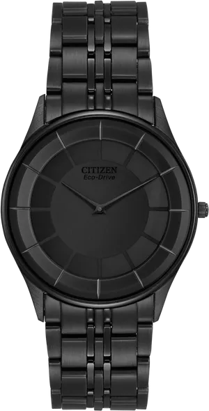 Black Citizen Eco Drive Wristwatch PNG image