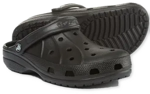 Black Classic Croc Sandal