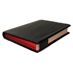 Black Closed Book Png 06282024 PNG image