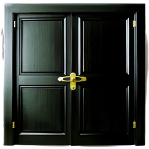 Black Closed Door Photo Png 06292024 PNG image