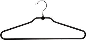 Black Clothes Hanger Silhouette PNG image