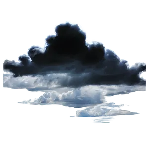 Black Clouds Horizon PNG 74