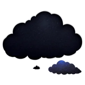 Black Clouds Night Sky Png Bxx74 PNG image