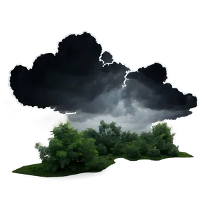 Black Clouds Over Forest PNG Mvw45 PNG