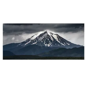 Black Clouds Over Mountains Png 36 PNG image