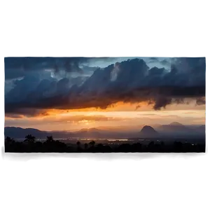 Black Clouds Sunset Png 26 PNG image