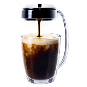 Black Coffee Drink Png Ony PNG image