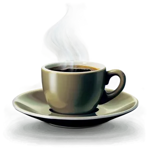 Black Coffee Enjoyment Png 24 PNG image