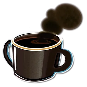 Black Coffee Steam Png 06212024 PNG image