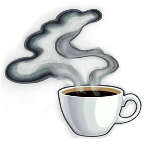 Black Coffee Steam Png 82 PNG image