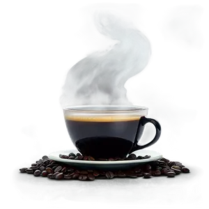 Black Coffee Steam Png Mda PNG image