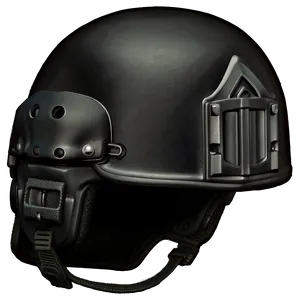 Black Combat Helmet Png 06262024 PNG image