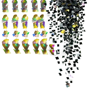 Black Confetti Png 38 PNG image