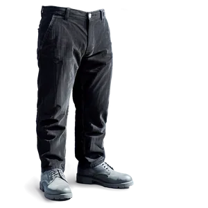 Black Corduroy Pants PNG Wro95 PNG