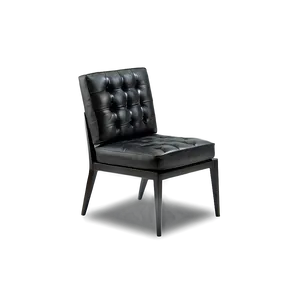 Black Corner Chair PNG 06282024