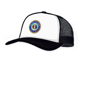 Black Cotton Trucker Hat PNG Ejl PNG