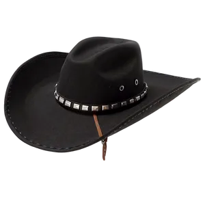 Black Cowboy Hat Transparent Background PNG 05262024 PNG