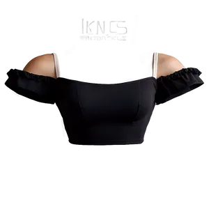 Black Crop Top Profiles PNG Ioi