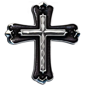 Black Cross Emblem Png Qfx45 PNG image