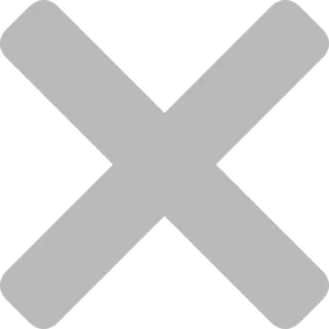Black Cross Icon Simple Design