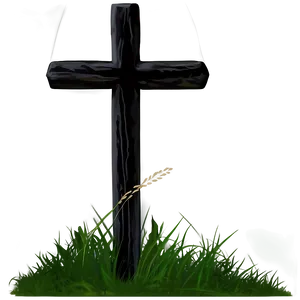 Black Cross In Nature Png 05242024 PNG image