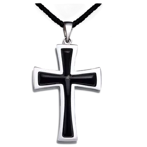 Black Cross Jewelry Design Png Fwo PNG image