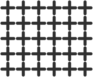 Black Cross Pattern Design PNG image