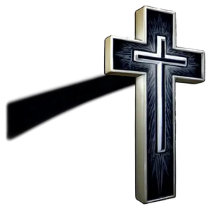 Black Cross With Halo Png Tqq PNG image