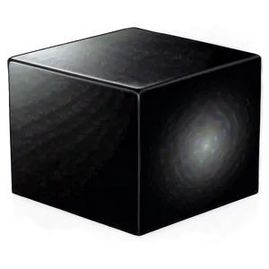 Black Cube PNG Cxp